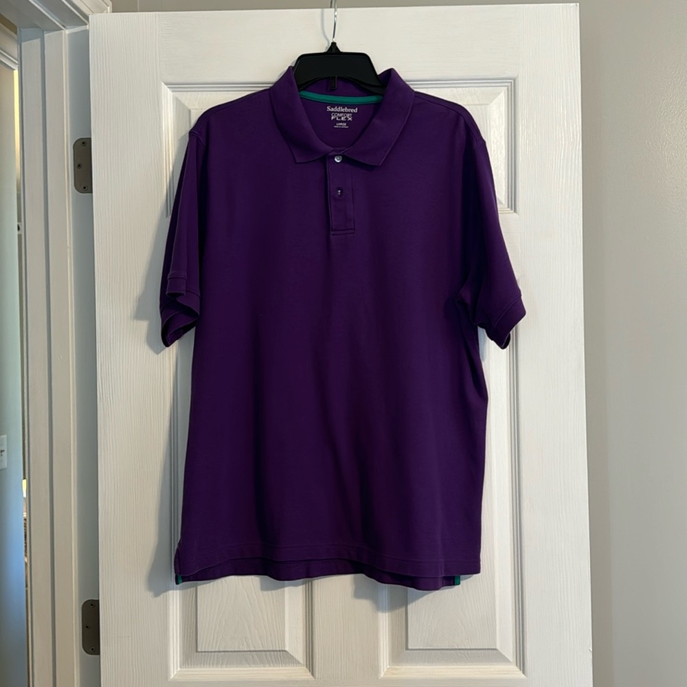 Purple button up shirt